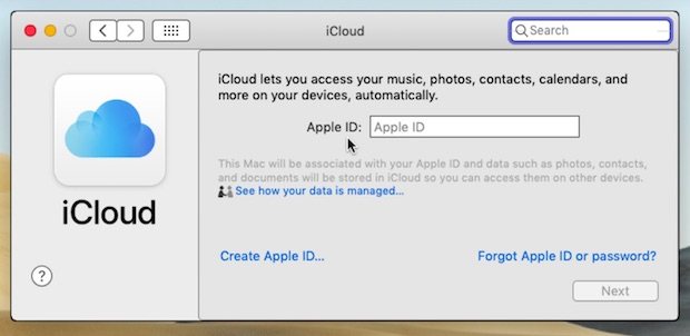删除 Apple ID和来自 Mac 的 iCloud 帐户