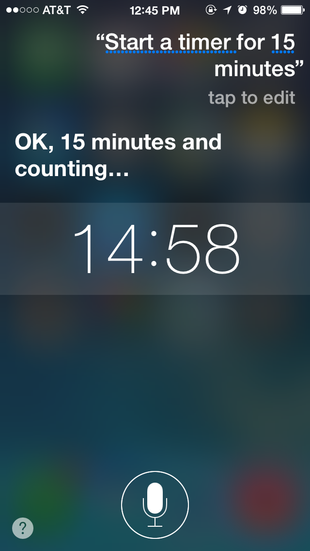 使用 Siri 在 iPhone / iPad 上启动计时器