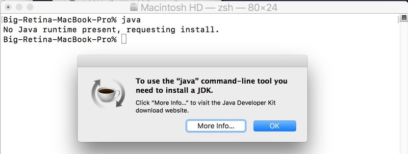 开始在 MacOS 上安装 Java