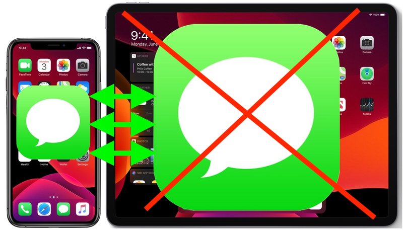 如何阻止 iPad 获取 iPhone 消息