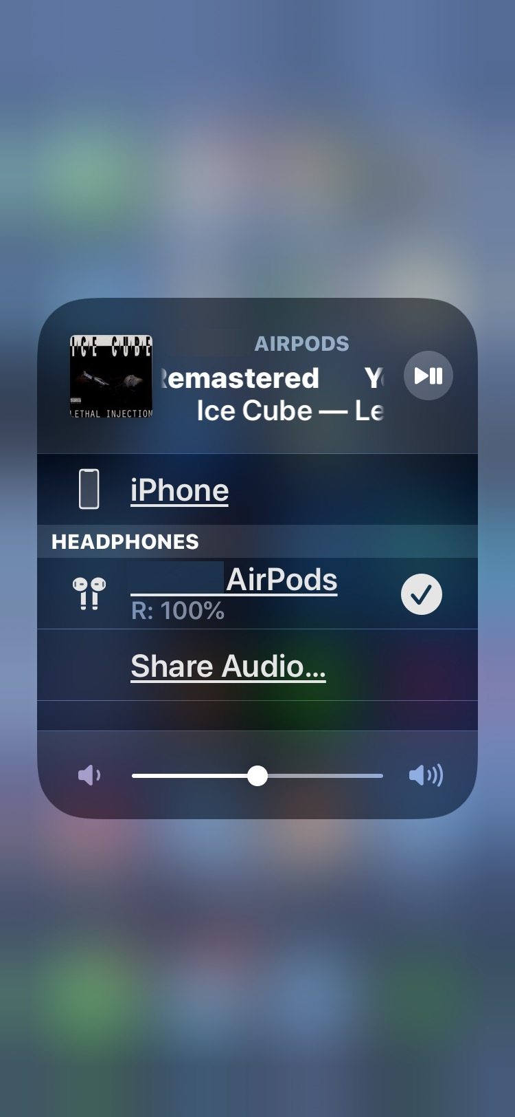 AirPods 从另一个 Apple 切换到当前设备设备”/>   <!--</ol-->
<p>现在您可以在当前设备上使用 AirPods，像往常一样播放音乐或收听播客并尽情享受。</p>
<p>这个过程在 iPhone、iPad 和 iPod touch 上是相同的。如果您<a href=