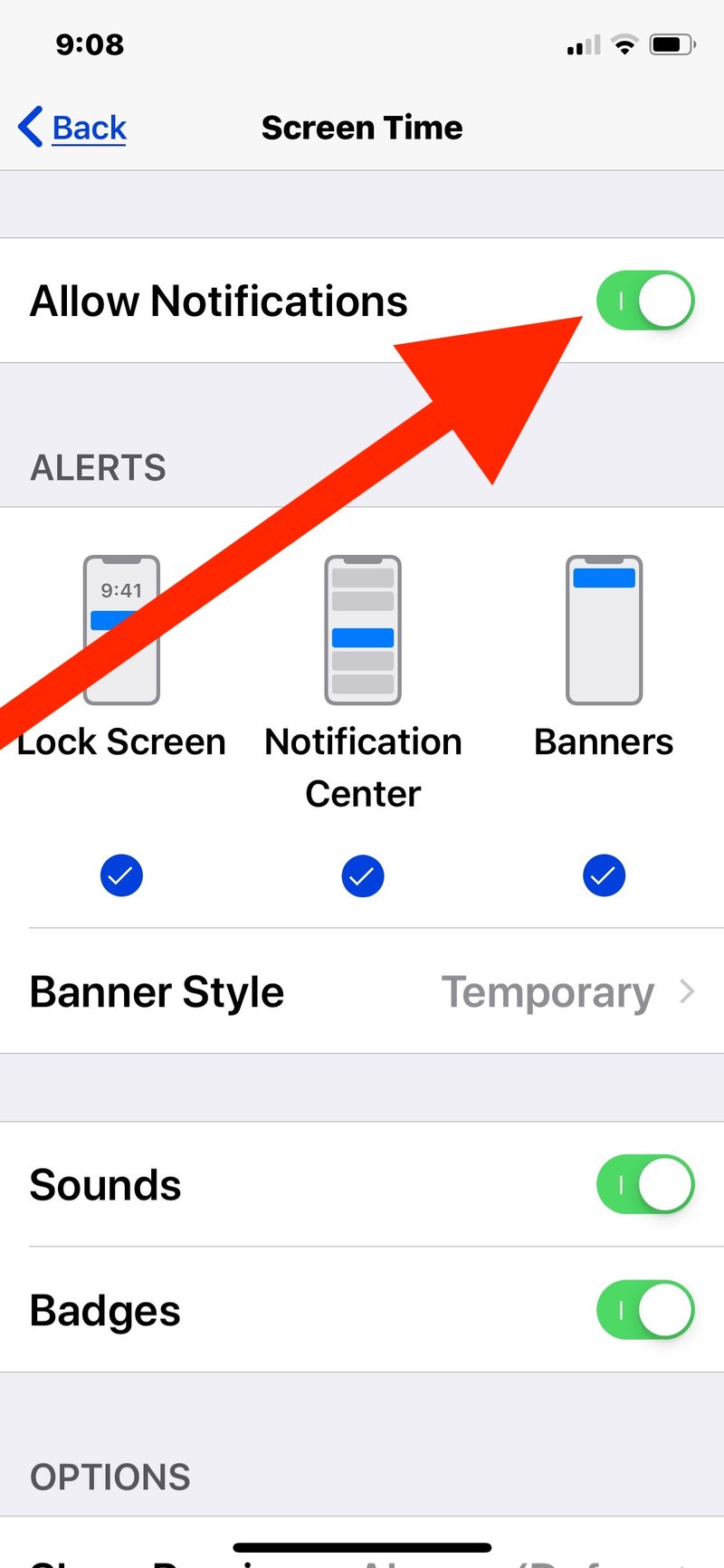 如何禁用每周屏幕时间在 iPhone 或 iPad 中报告通知