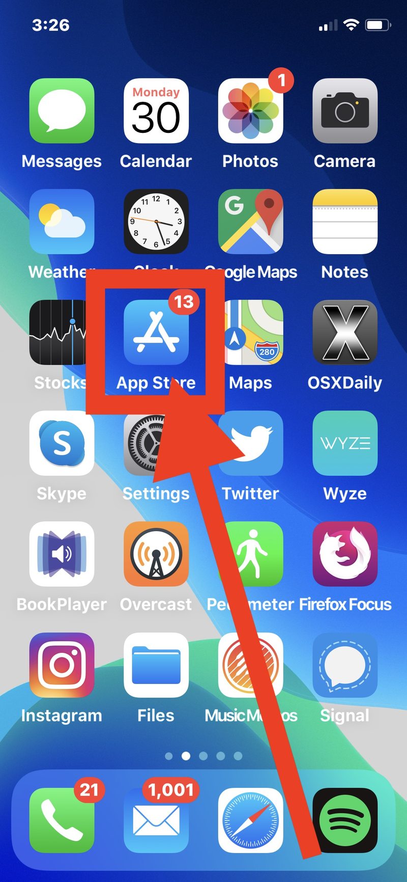 如何在应用程序中访问更新从主屏幕存储在 iPhone 和 iPad 上