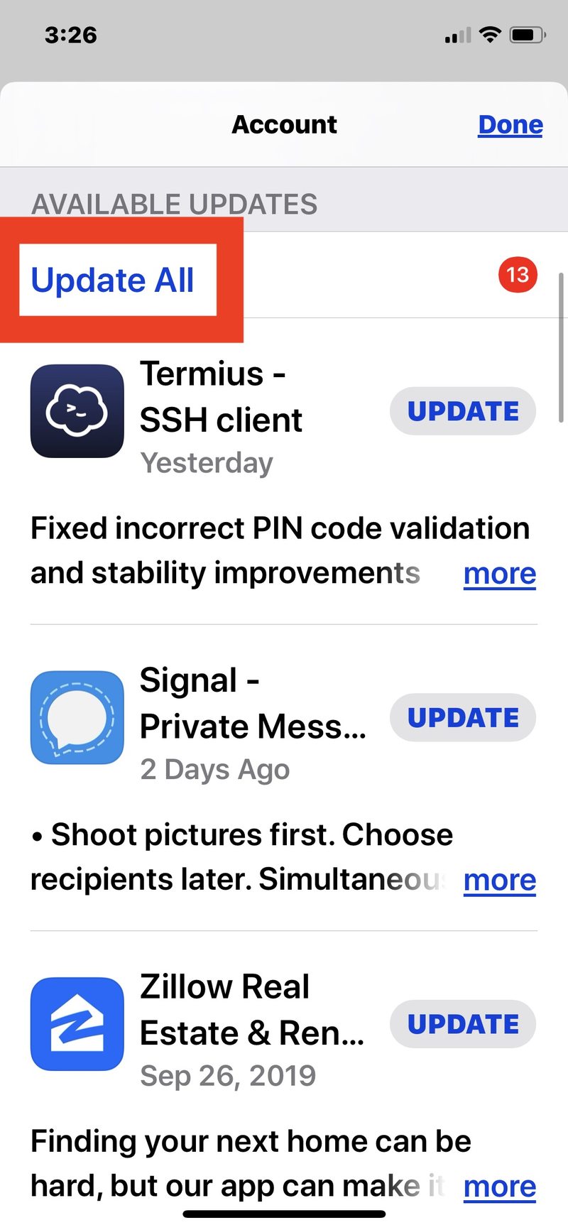 如何在应用程序中访问更新从主屏幕存储在 iPhone 和 iPad 上