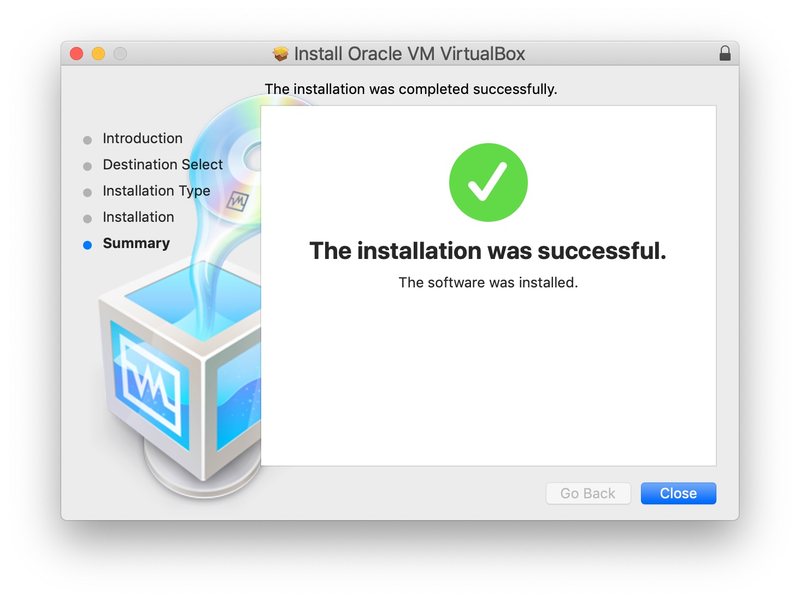 Virtualbox 成功安装