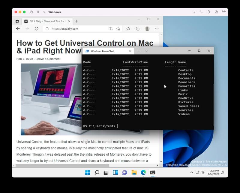 Windows 11 ARM on Mac with上网