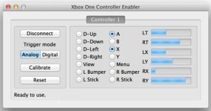 Mac 中的 Xbox One 控制器启用程序OS X