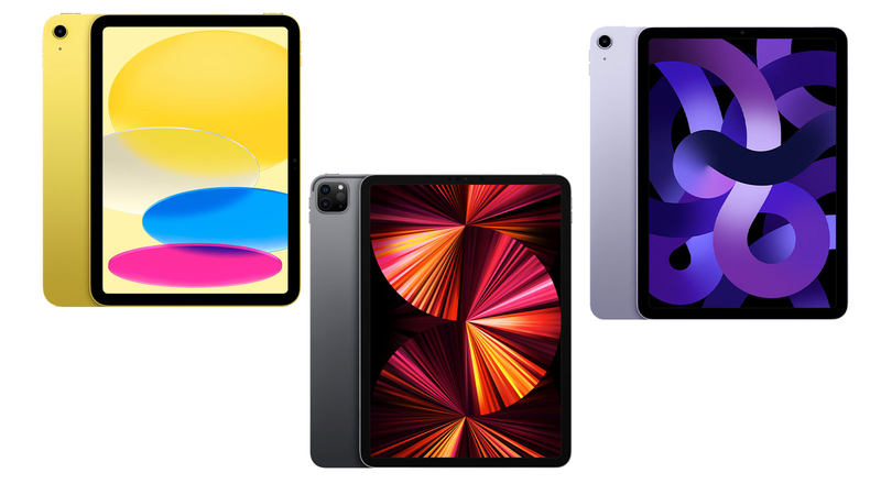 iPad 10、iPad Pro 11 ''、iPad Air