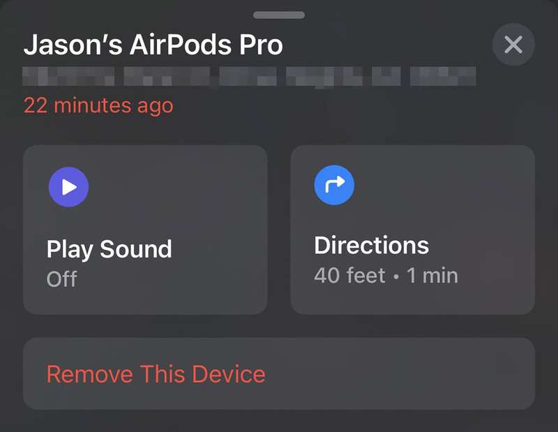 airpods 找到我的