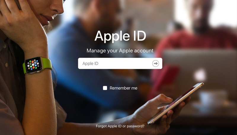 apple id 登录页面