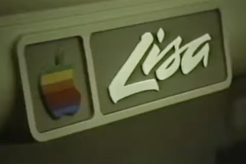 计算机上的 Apple Lisa 标志