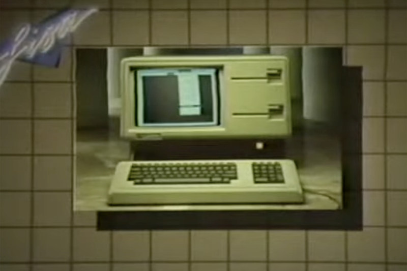 Apple Lisa 电脑促销图片