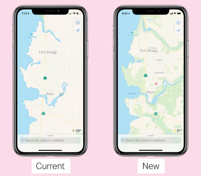苹果地图 2018 年旧版新的