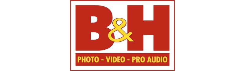 b and h photo logo banner