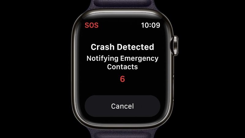 新款 Apple Watch Series 8 上的崩溃检测