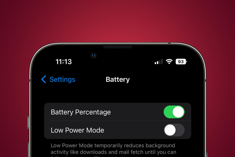 iOS 16 电池状态