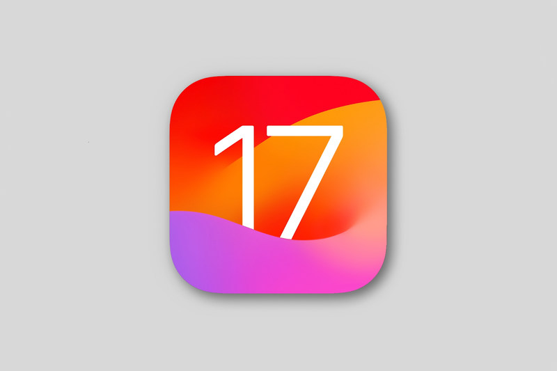 iOS 17 徽标