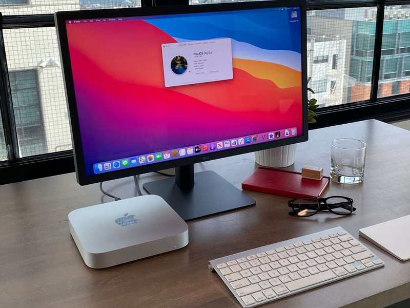 m1 mac mini 办公桌