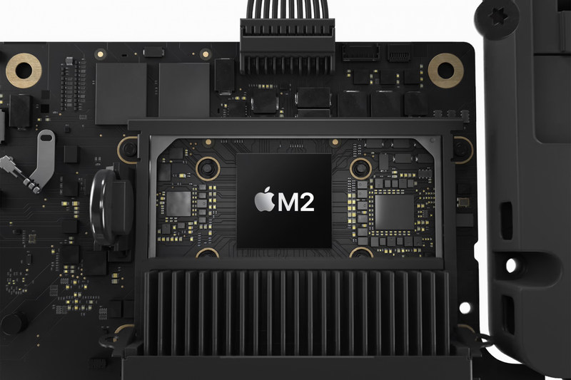 Mac 内的 M2 芯片分钟