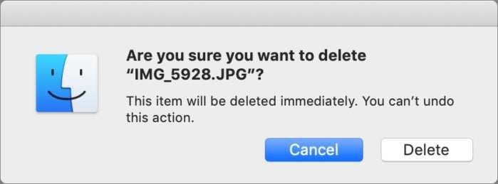 mac911 立即在垃圾箱中删除