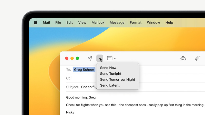 macOS 中邮件的新功能13