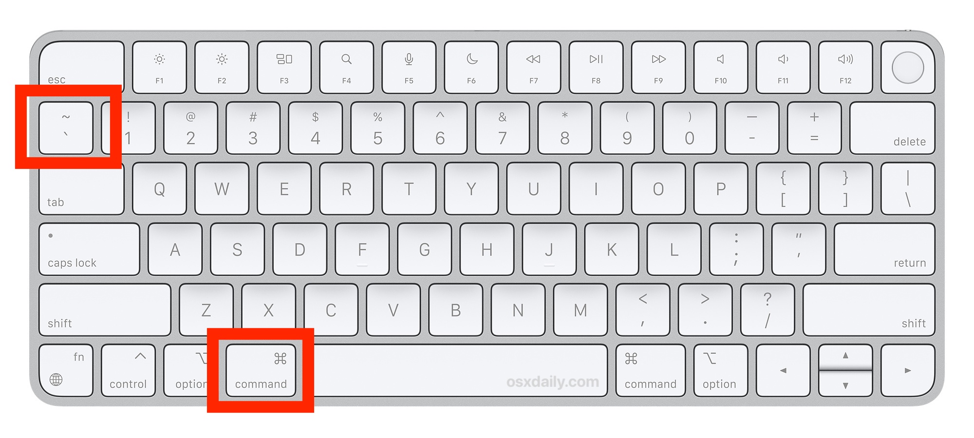 不同窗口之间切换在 Mac 上的同一个应用程序中使用键盘快捷键