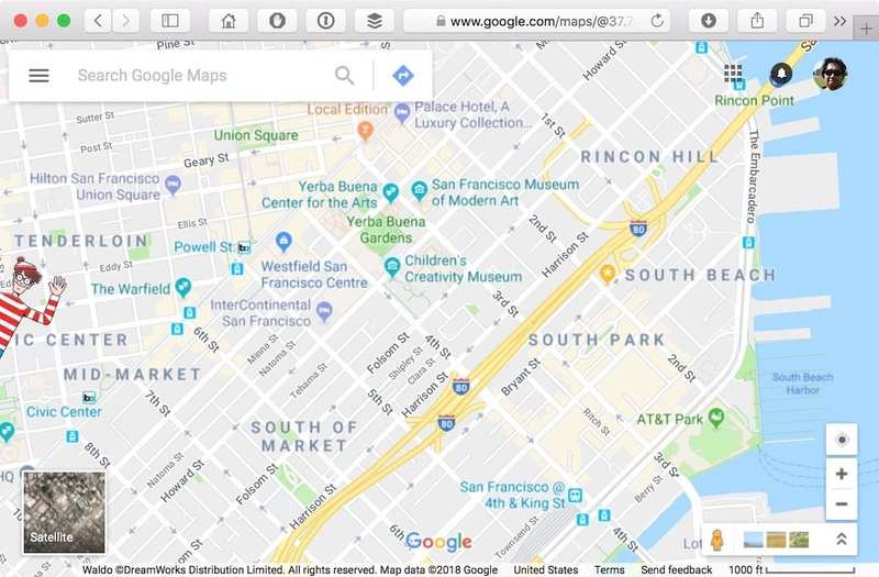 wheres waldo 谷歌地图