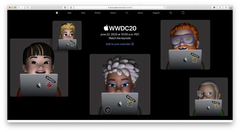wwdc20 流苹果网站